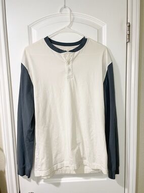 Goodfellow Long Sleeve Raglan Henley